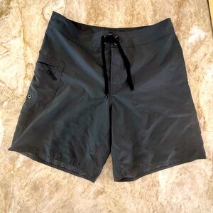 Patagonia grey lace up adjustable waist Board Shorts Minimalist Swimwear